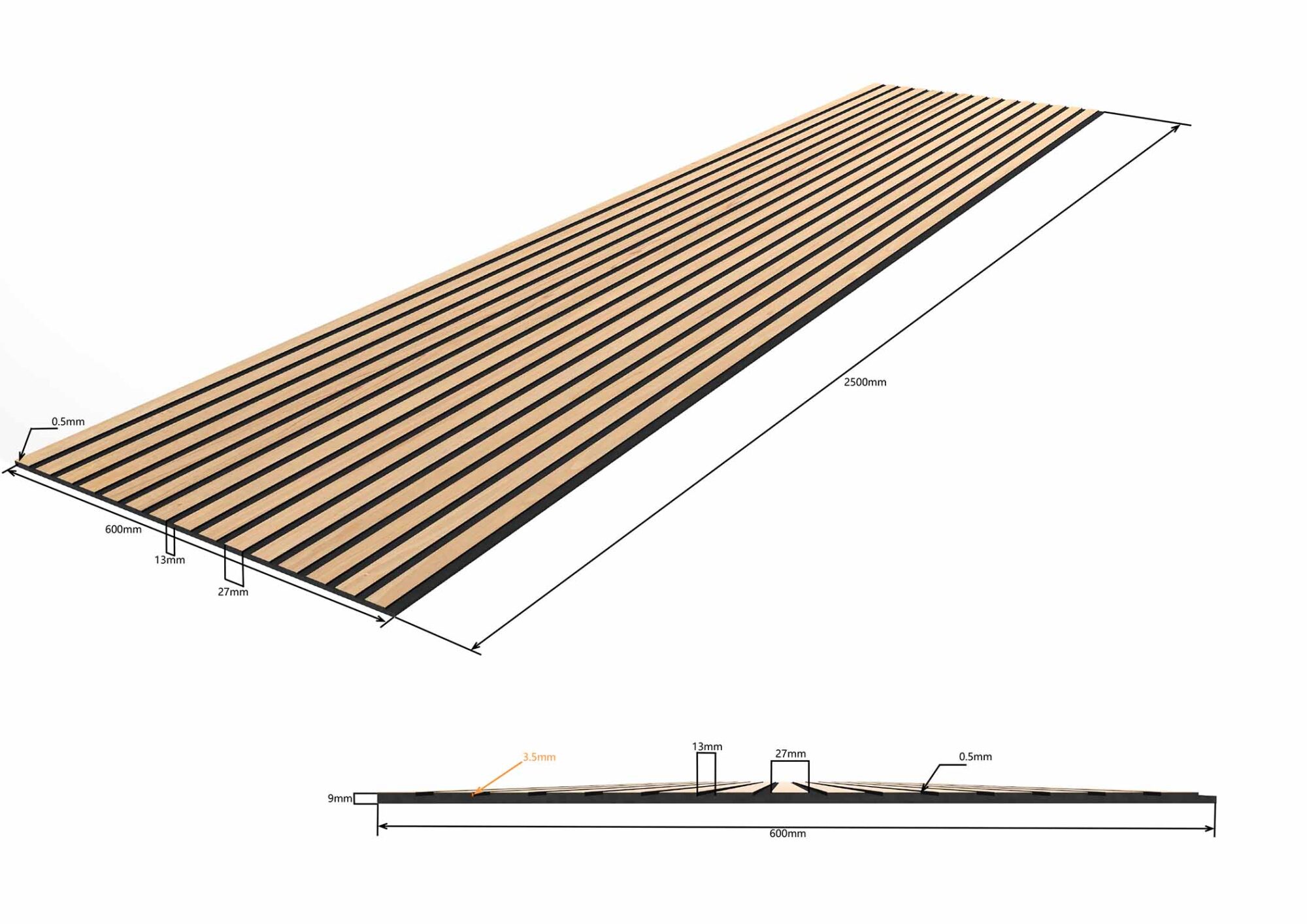 LIGHT ACOUSTIC Pannello acustico