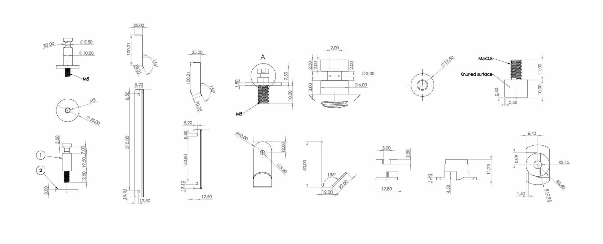 Box accessori per pannelli acustici